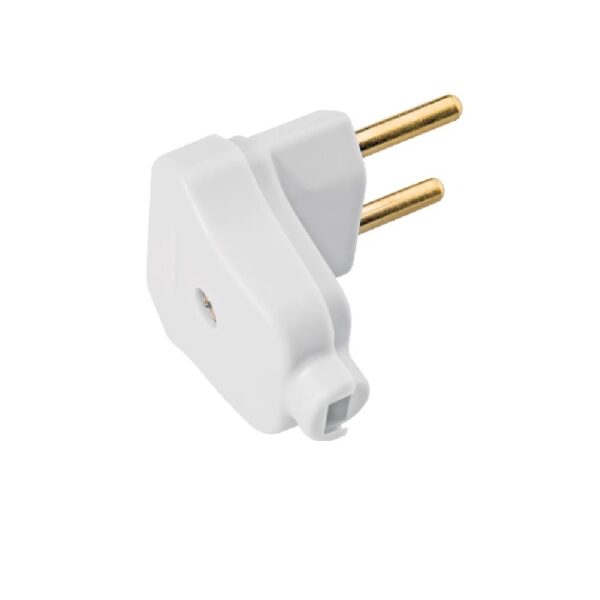 PLUGUE ANGULAR 10A 2P+T BRANCO TRAMONTINA