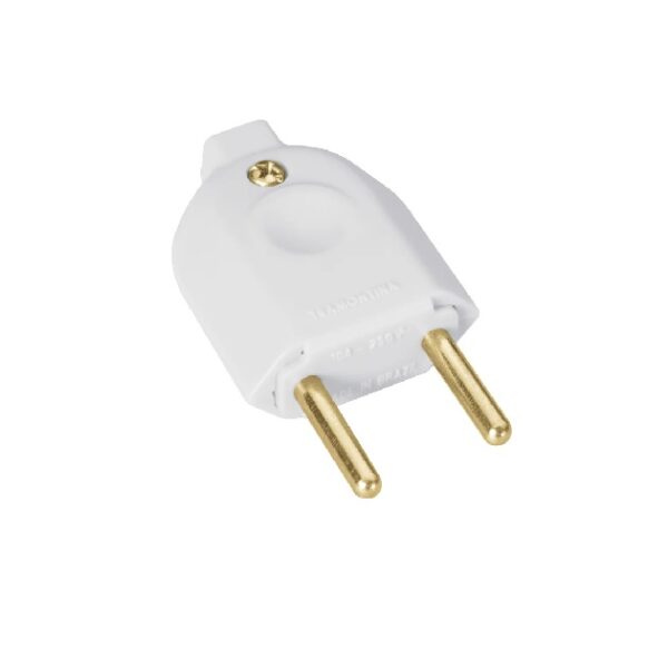 PLUGUE MACHO 10A 2P BRANCO TRAMONTINA