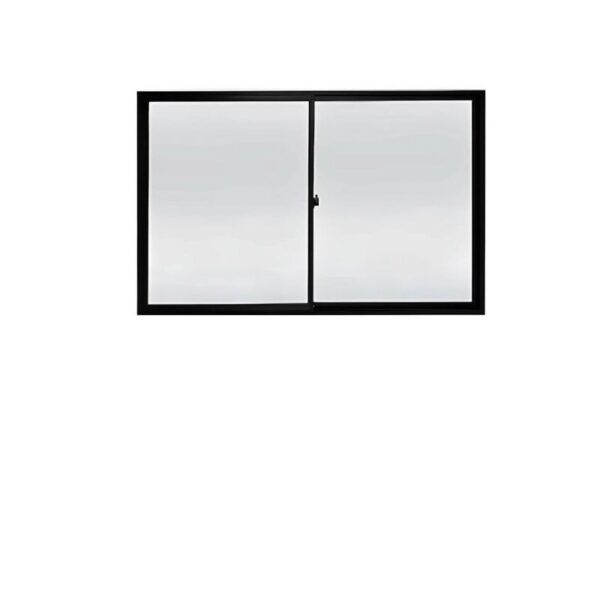 JANELA 100X120 2FL VID LISO PRETO SLIM LIDER