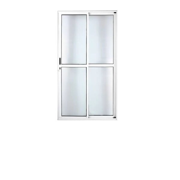 PORTA CORRER 210X160 2F LISO NAT ESQ LIDER