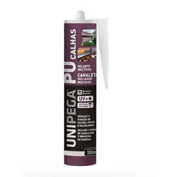 SELANTE PU CALHAS CINZA CARTUCHO 280ML UNIPEGA