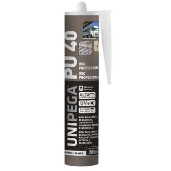 SELANTE PU40 PRETO CARTUCHO 280ML UNIPEGA
