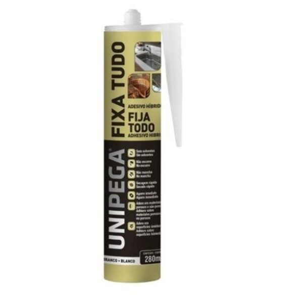 SELANTE FIXA TUDO BRANCO BR CARTUCHO 280ML UNIPEGA