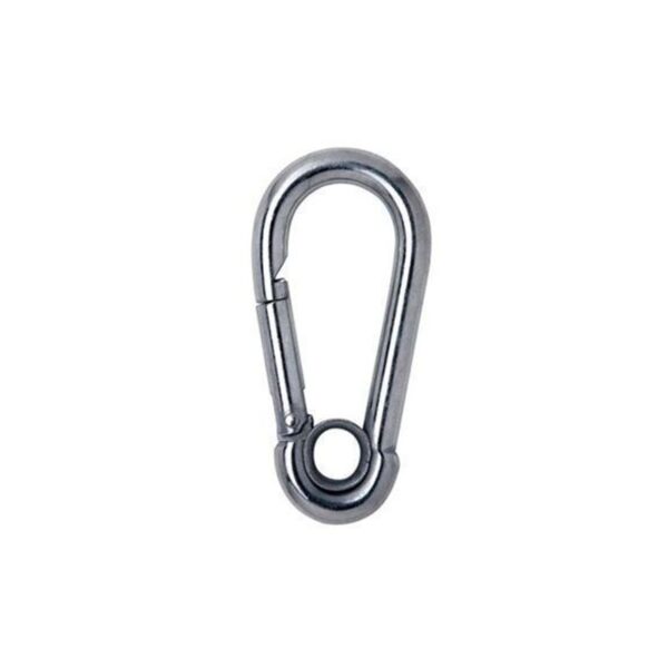 MOSQUETAO TRAVA SIMPLES C OLHAL 6 X 60MM CARBOGRAFITE