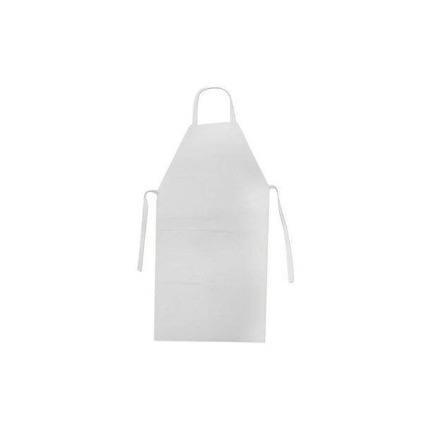 AVENTAL EM PVC FORRADO 1,20M X 0,70M BRANCO CARBOGRAFITE