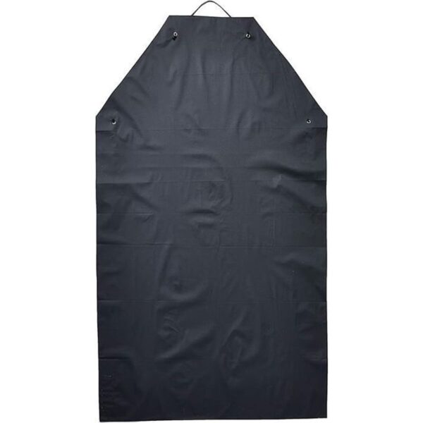 AVENTAL EM PVC FORRADO 1,20M X 0,70M PRETO CARBOGRAFITE