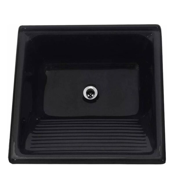 TANQUE  SIMPLES 60X60  MARMOFIBRA PRETO DECORALITA