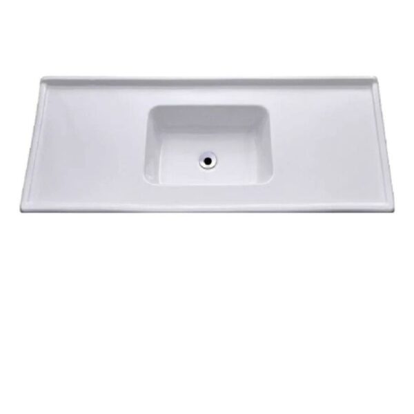 PIA C/ CUBA INOX 140X54 BRANCA DECORALITA