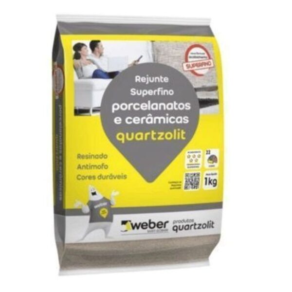 REJUNTE PORCELANATOS CER PALHA  1KG QUARTZOLIT
