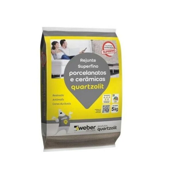 REJUNTE PORCELANATOS CER FERRUGEM  5 KG QUARTZOLIT