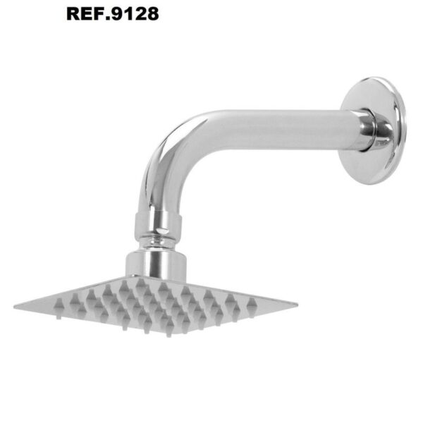 DUCHA QUADRADA INOX 4" 10 X 10CM  CROMADO JED METAIS