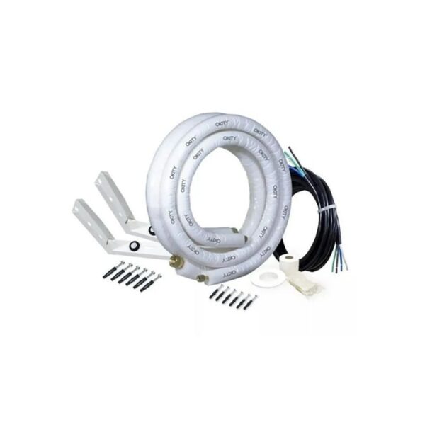 KIT INSTALACAOT AR SPLIT 1/4 X 3/8 C/ SUPORTE OKITY