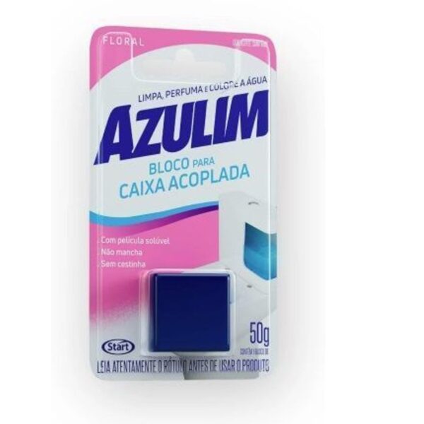 BLOCO SANITARIO CX ACOPLADA FLORAL 50G AZULIM START