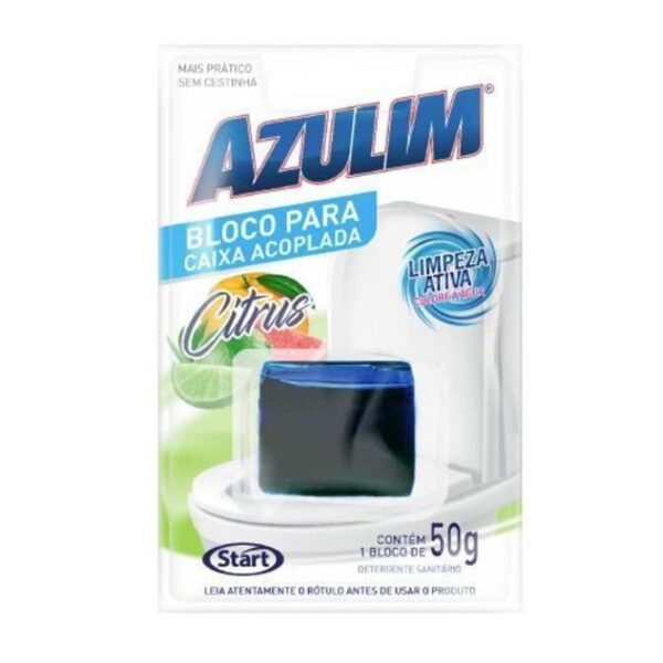BLOCO SANITARIO CX ACOPLADA CITRUS 50G AZULIM START