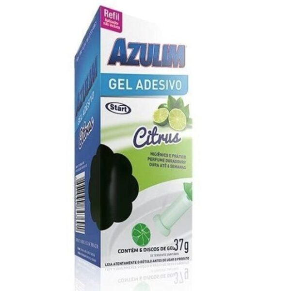GEL ADESIVO REFIL CITRUS 37G AZULIM START