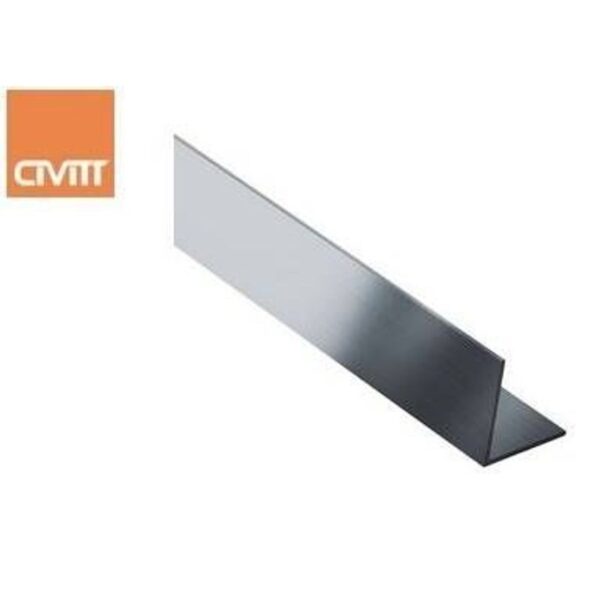 CANTONEIRA DE ALUMINIO NATURAL EM L 1/2 3M CIVITT