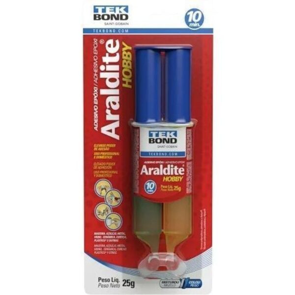 ADESIVO ARALDITE HOBBY 25G SERINGA BL TEKBOND