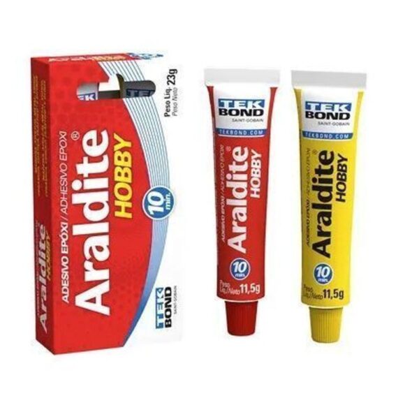 ADESIVO ARALDITE KIT HOBBY 23G SP COLA TEKBOND