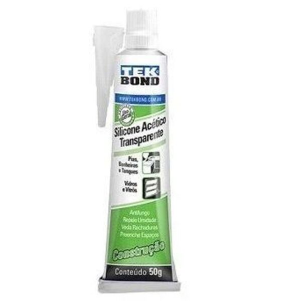 SILICONE ACE CONSTR 50G TRANSP TEKBOND