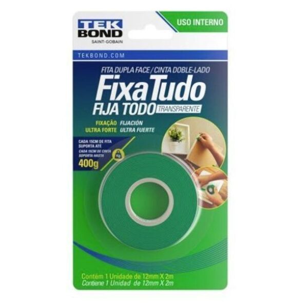 FITA ACR DUP FACE INT 12MMX2M BL TEKBOND