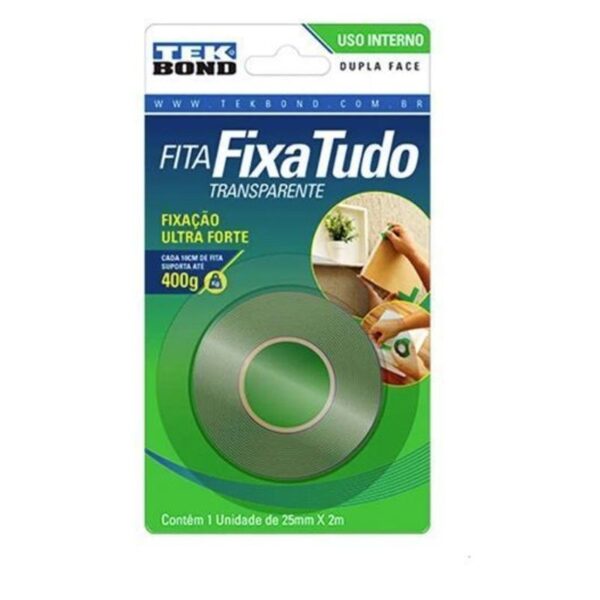 FITA ACR DUP FACE INT 25MMX2M BL TEKBOND