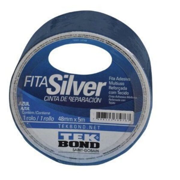 FITA SILVER AZUL 48MMX5M TEKBOND