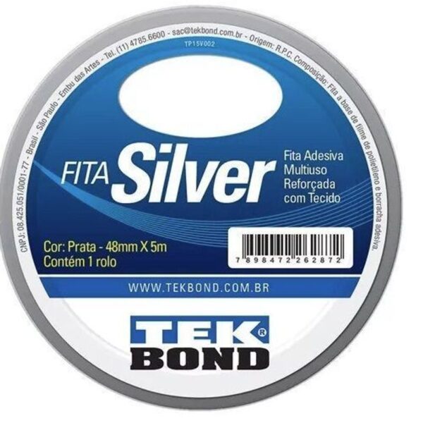 FITA SILVER PRATA 48MMX5M TEKBOND