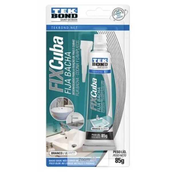 FIXA CUBA BLISTER 85G TEKBOND