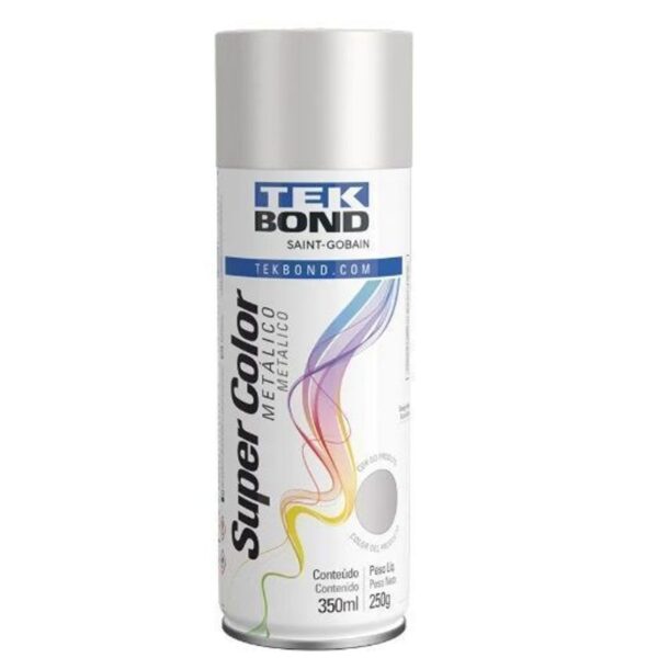TINTA PRATA METALICO 350 ML250G TEKBOND
