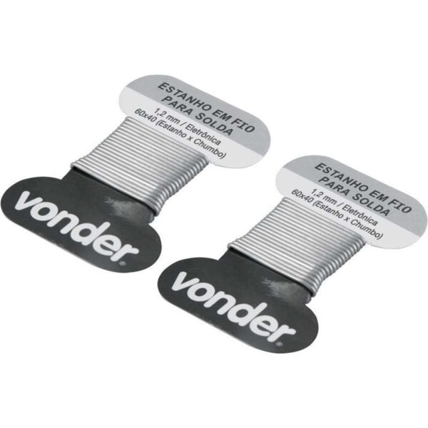 ESTANHO FIO 1,2MM 60X40 CART 2X10G VONDER