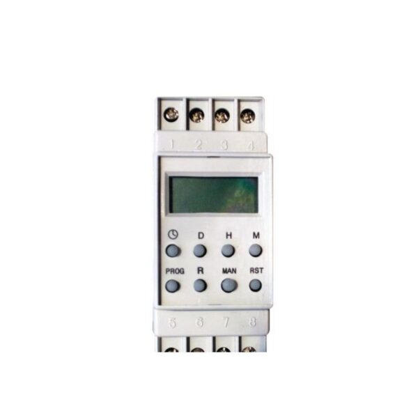 TIMER DIGITAL DE TRILHO 56 PROGRAMACOES 220V DNI
