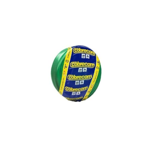 CABO FLEXICOM 10,0MM2 VERDE RL 100MT COBRECOM