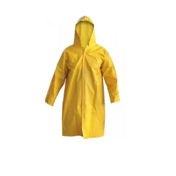 CAPA DE CHUVA PVC FORRADO G AMARELA  FIT CREFLETIVO  CA 36254 PLASTCOR
