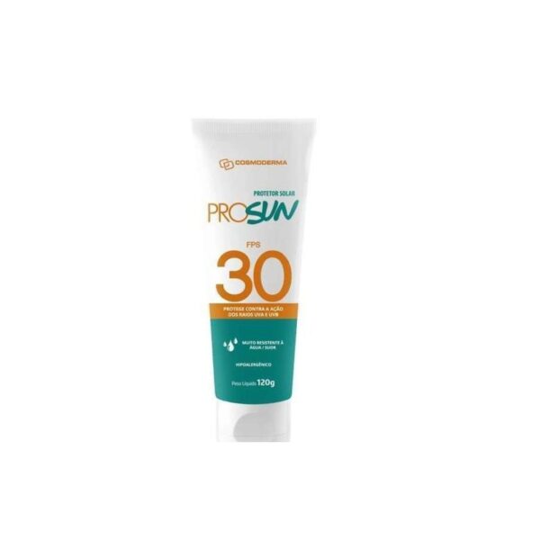 PROTETOR SOLAR PROSUN FPS 30 120G COSMODERMA