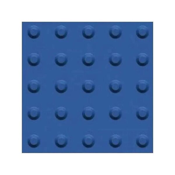PISO TATIL 25X25CM ALERTA AZUL ROYAL KAPAZI