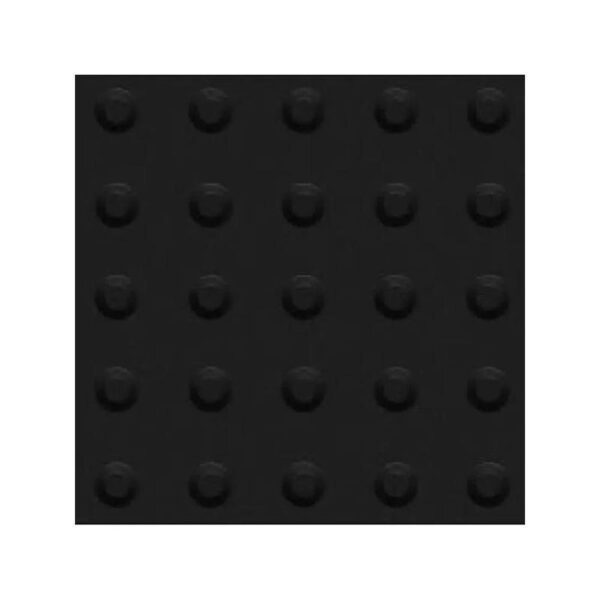 PISO TATIL 25X25CM ALERTA PRETO KAPAZI