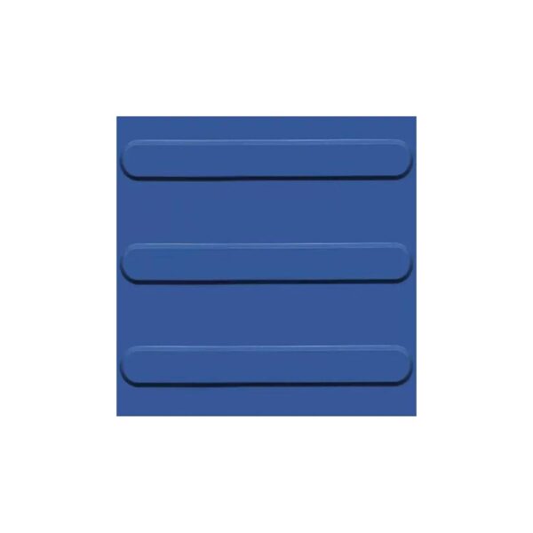 PISO TATIL 25X25CM DIRECIONAL AZUL ROYAL KAPAZI