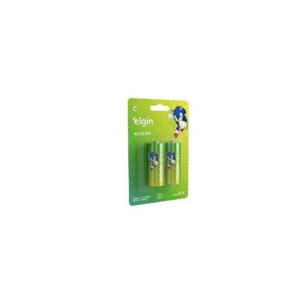 PILHA ALCALINA CBLISTER COM 2 PECAS ELGIN