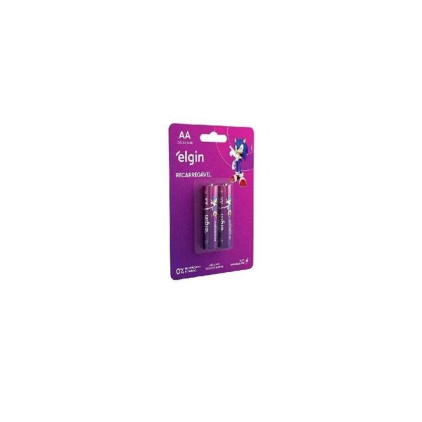 PILHA RECARREGAVEL AA2500 BLIST2 ELGIN