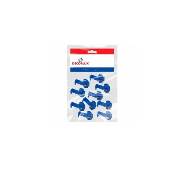 CONECTOR DE DERIVACAO PLAS 1,52/5MM AZUL 10UN DECORLUX