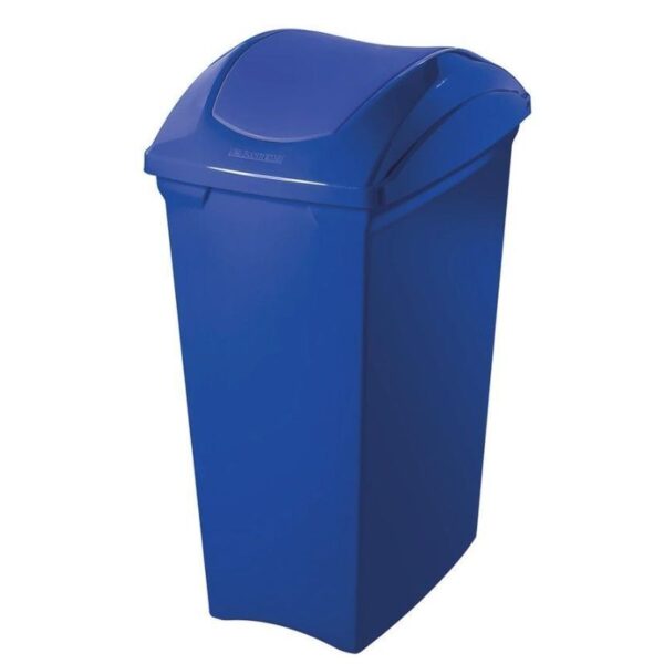 LIXEIRA SELETIVA AZUL PLASTICO 40L SANREMO