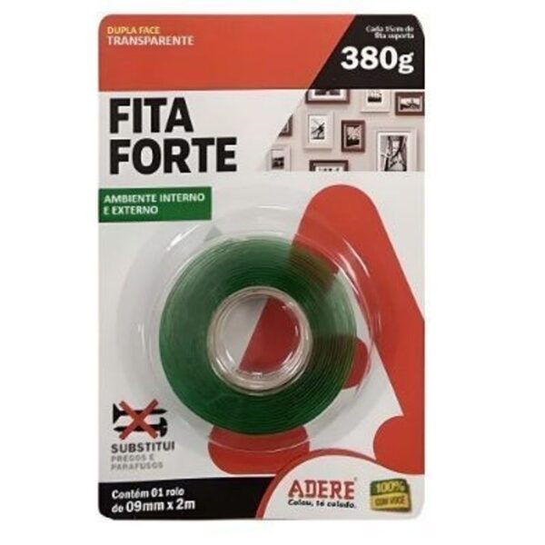 FITA DUPLA FACE 09MM X2CM ADERE