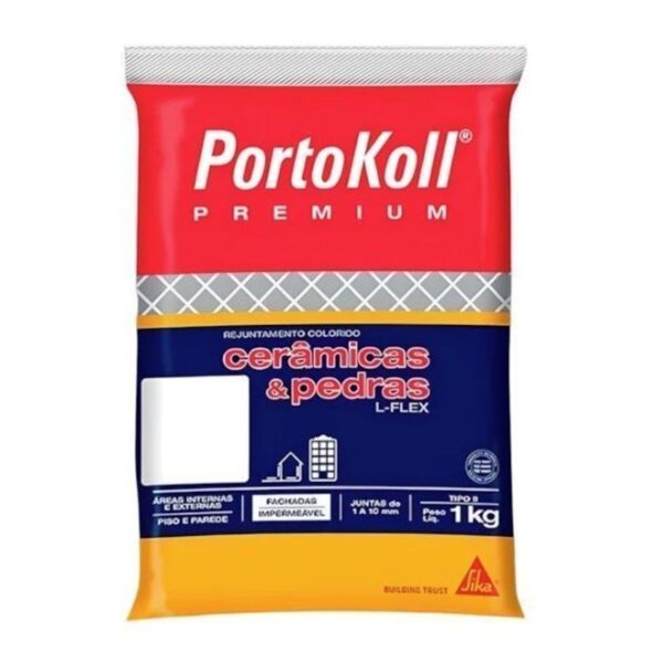 REJUNTE PREMIUM CERAMICAS E PEDRAS CORDA 1KG PORTOKOLL