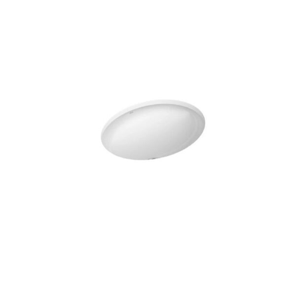 CUBA EMBUTIR OVAL BCO GELO 490X365 MM  DECA