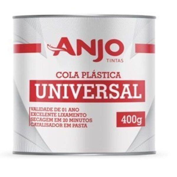 COLA PLASTICA SERIE ESPECIAL CINZA 400G ANJO QUIMICA