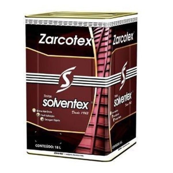 ZARCÃO ÓXIDO METÁLICO VERMELHO FOSCO ZARCOTEX 18L SOLVENTEX