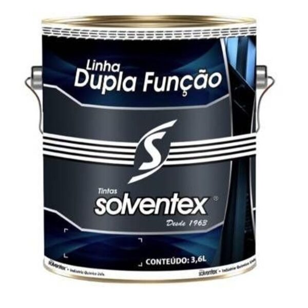 PRIMER ACABAMENTO  DUPLA FUNÇÃO PRETO ACETINADO  3600ML SOLVENTEX