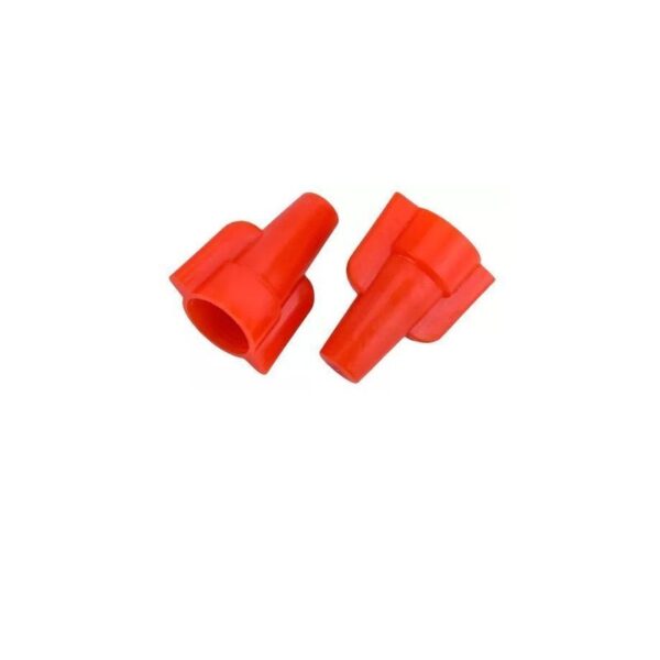 CONECTOR DE TORCAO NYLON C/ BORDA 3X6MM VERMELHO 50UN DECORLUX
