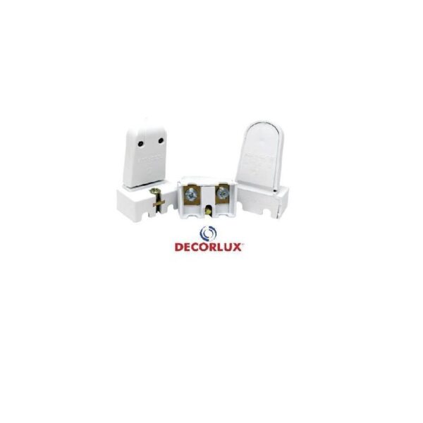 CONECTOR T8 PRESSAO BRANCO 1UND DECOLUX