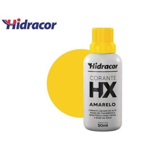CORANTE LIQUIDO AMARELO 50ML HIDRACOR